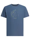 Montbell Wickron T Single Line Trout T-shirts Blue In Blue
