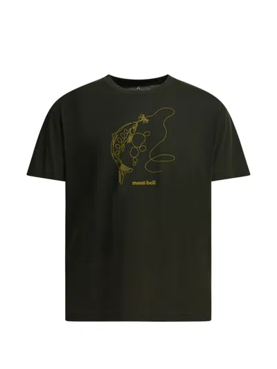 Montbell Wickron T Single Line Trout T-shirt In Black