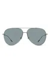 Montblanc 0045 Sunglasses In 银色