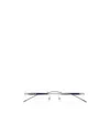 Montblanc Rimless Rectangular-frame Glasses In Silver