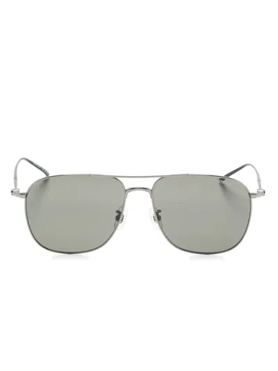 Montblanc 0417 Sonnenbrille In Silber