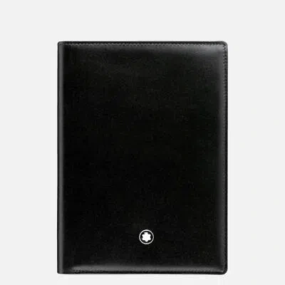 Pre-owned Montblanc 130074 Meisterstück Wallet 7 Compartments And Id Card Holder Black
