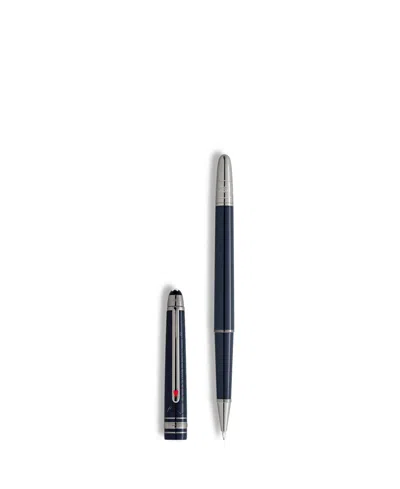 Montblanc 163 Mst Aw80d Y3 Resin Roller Ball In Black