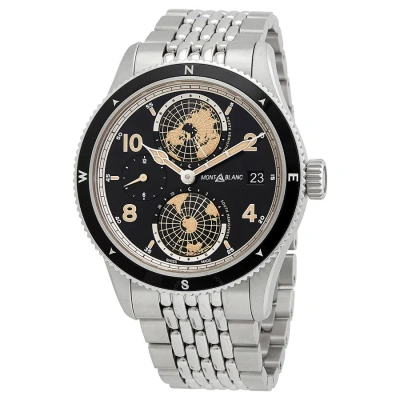 Montblanc 1858 Geosphere Automatic Black Dial Men's Watch 125872 In Brown