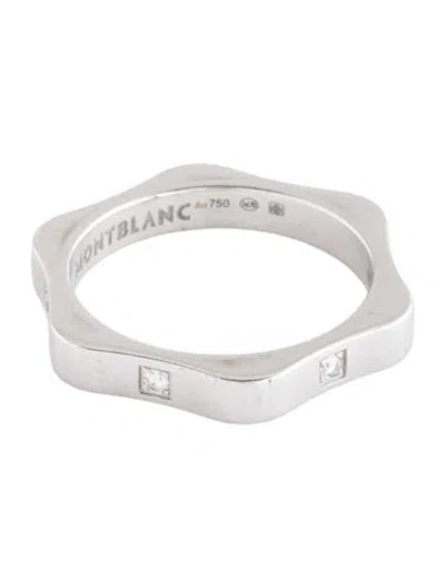 Pre-owned Montblanc 18k Diamond 4810 Band In Multicolor