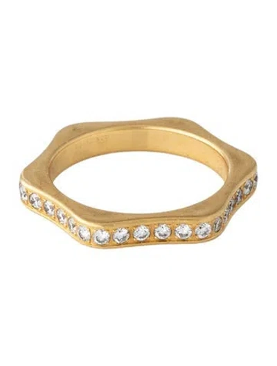 Pre-owned Montblanc 18k Diamond Star Band In Multicolor