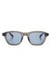 Montblanc 348 Sunglasses In Green