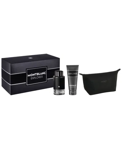 Montblanc 3-piece Explorer Extreme Fragrance Gift Set In Multi