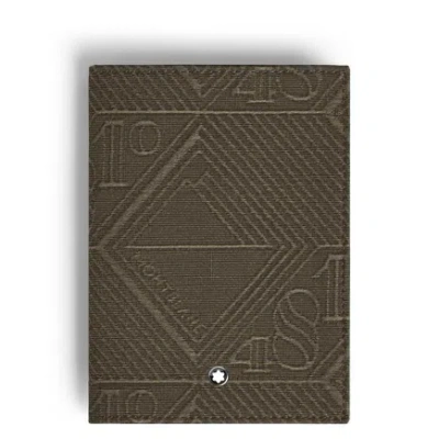 Montblanc 4810 Jacquard Passport Holder In Pink