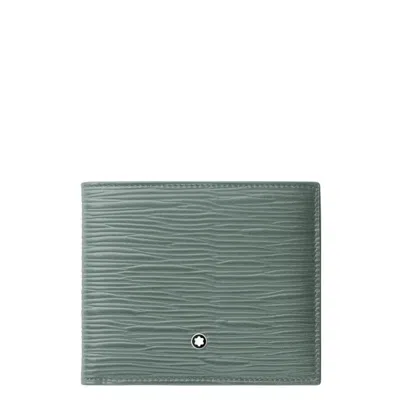 Montblanc 4810 Wallet 8cc In Green