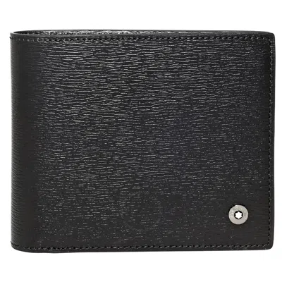 Montblanc 4810 Westside 6cc Wallet And Money Clip In Black
