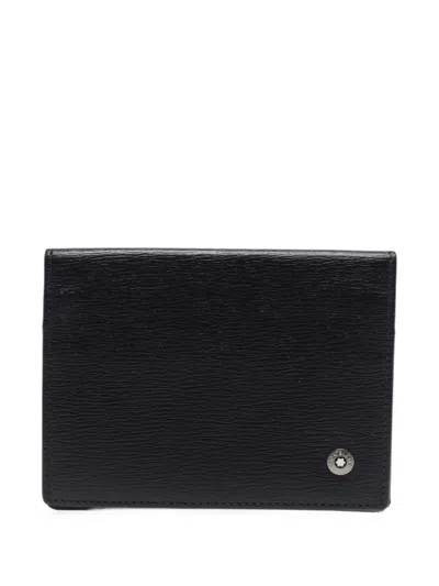 Pre-owned Montblanc 4810 Westside Card Holder In Black