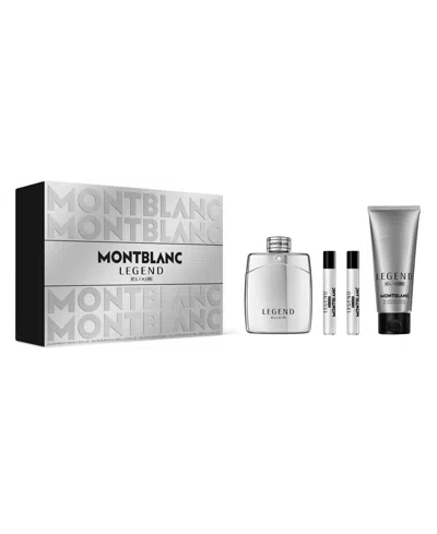 Montblanc 4-piece Men's Legend Elixir Eau De Parfum Spray Gift Set In No Color