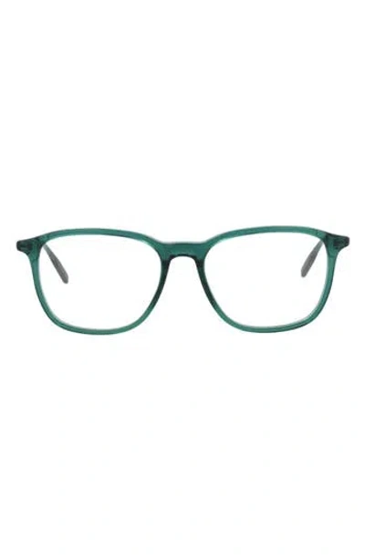 Montblanc 52mm Square Optical Glasses In Green