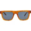 Montblanc Tortoiseshell-effect Square-frame Sunglasses In Brown