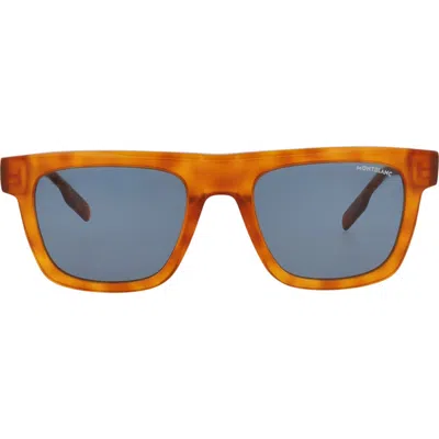 MONTBLANC MONTBLANC 53MM SQUARE SUNGLASSES