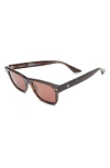 Montblanc 53mm Square Sunglasses In Multi