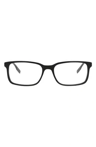 Montblanc 54mm Rectangular Optical Glasses In Pattern