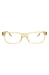Montblanc 54mm Rectangular Optical Glasses In Neutral
