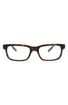 Montblanc 54mm Rectangular Optical Glasses In Gray