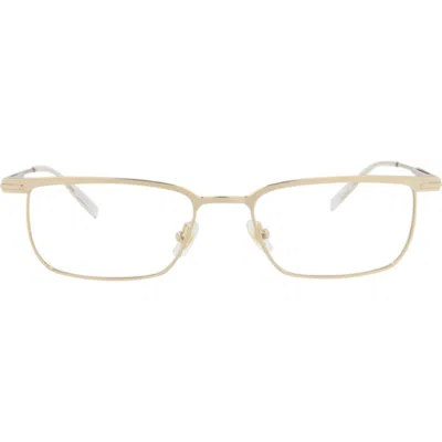 Montblanc 54mm Square Optical Glasses In Gold