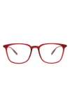 Montblanc 54mm Square Optical Glasses In Pattern