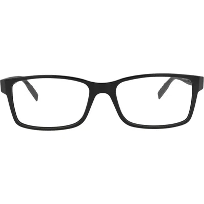 Montblanc 56mm Rectangular Optical Glasses In Black