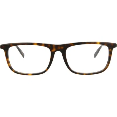 Montblanc 56mm Square Optical Glasses In Brown