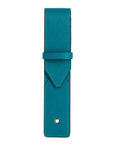 Montblanc Accessories - Pencil Cases In Blue