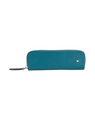 Montblanc Accessories - Pencil Cases In Blue