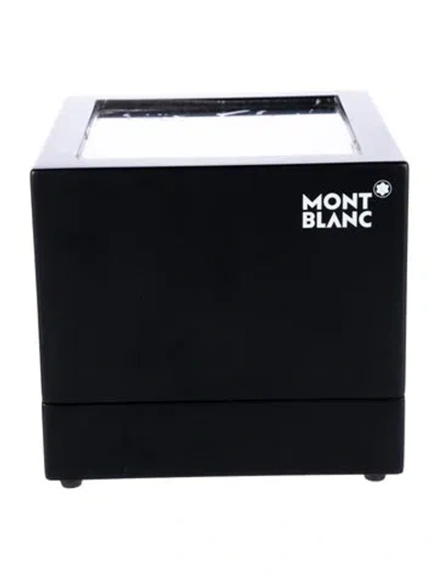 Pre-owned Montblanc Automatic Watch Winder In Black