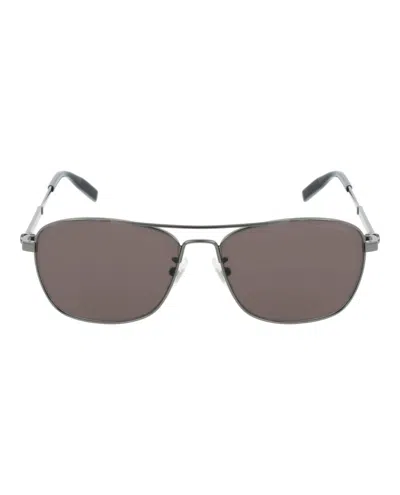 Montblanc Aviator-frame Metal Sunglasses