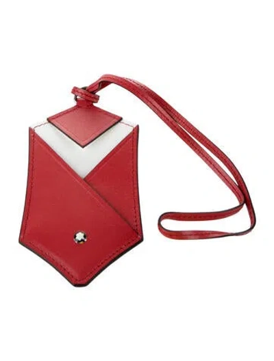 Pre-owned Montblanc Bag Accessories W/tags In Red