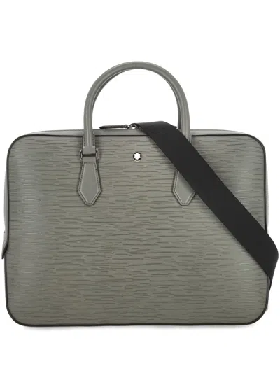 Montblanc 4810 Thin Document Case In Medium Gery