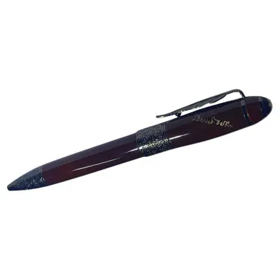 Pre-owned Montblanc Ballpoint, The Limited Writers Edition, Daniel Defoe 2014 In Black