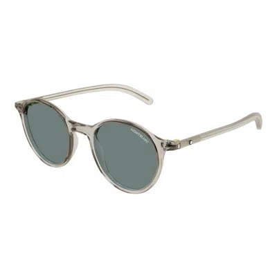 Montblanc Beige Acetate Sunglasses
