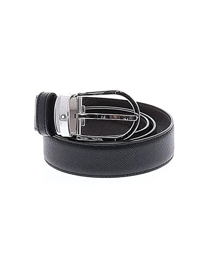 Pre-owned Montblanc Belt In Black