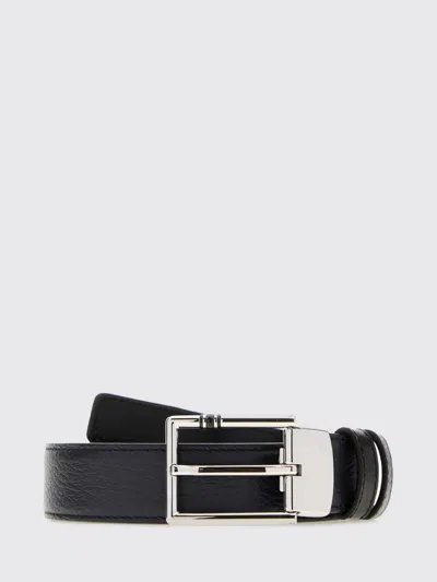 Montblanc Navy Blue Cut To Size Reversible Belt