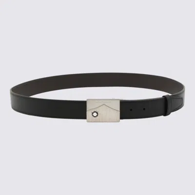 MONTBLANC BELTS BLACKS AND GREYS