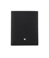 Montblanc Bi-fold Calf-leather Wallet In Black