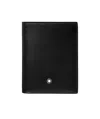 Montblanc Bi-fold Leather Wallet In Black