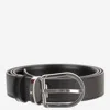 Montblanc Reversible Leather Belt In Black