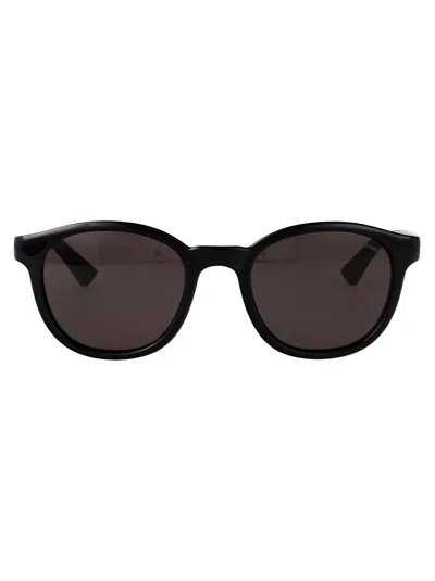 Montblanc Black-black-grey Injection Sunglasses