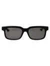 Montblanc Black-black-grey Recycled Acetate Sunglasses In Black