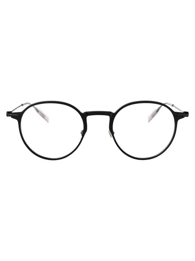 Montblanc Black-black-transparent Metal Glasses