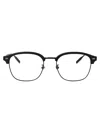 Montblanc Ruthenium-ruthenium-transparent Titanium Glasses In Black