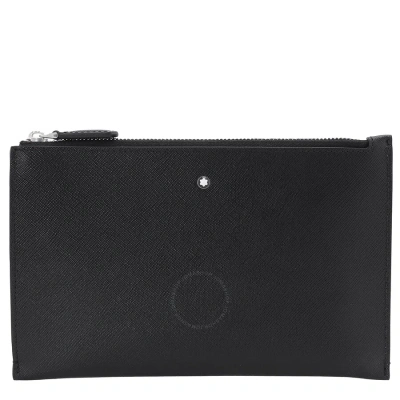 Montblanc Black Calfskin Leather Sartorial Small Pouch