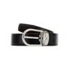 Montblanc Black Cut To Size Solid Belt In Black