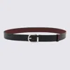 Montblanc Leather Belt In Black