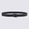 MONTBLANC MONTBLANC BLACK LEATHER BELT